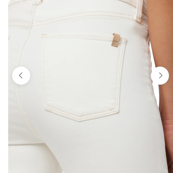 Joe's Jeans Hi Honey High Rise Bootcut White Jeans Size 27 - Picture 5 of 15